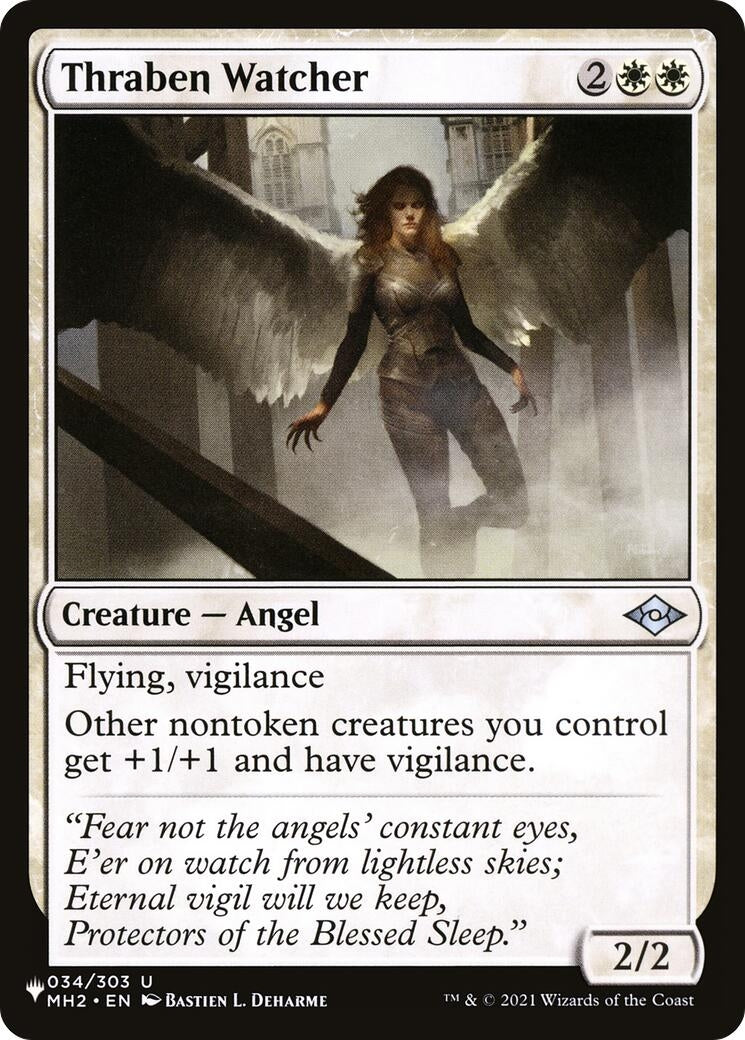 Image for Thraben Watcher (034/303) [The List Reprints] - Magic: The Gathering