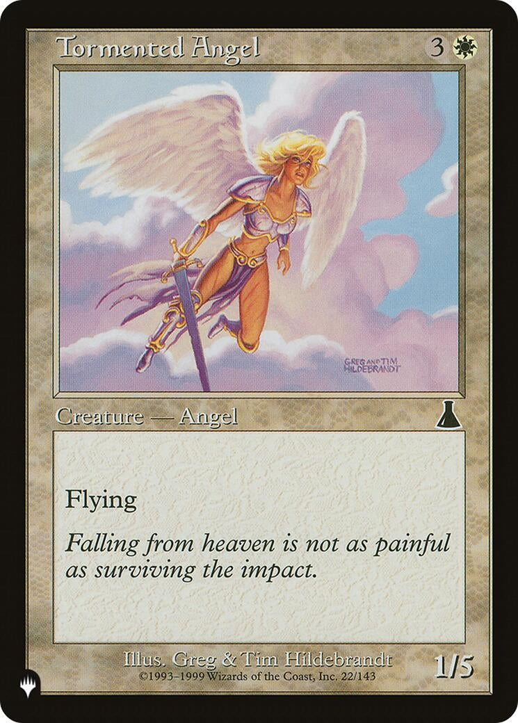 Image for Tormented Angel (22/143) [The List Reprints] - Magic: The Gathering