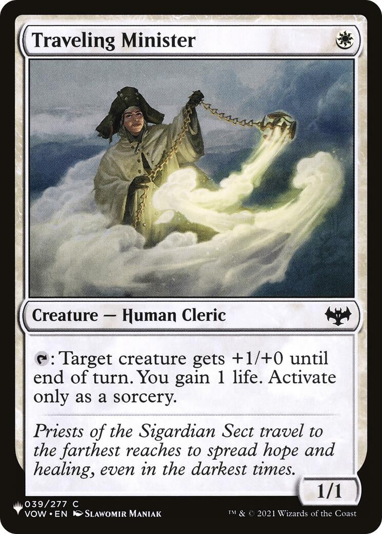 Image for Traveling Minister (039/277) [The List Reprints] - Magic: The Gathering