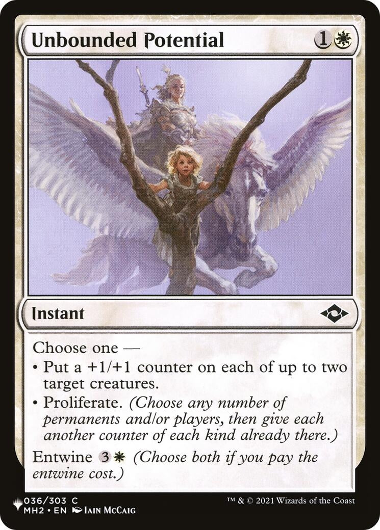 Image for Unbounded Potential (036/303) [The List Reprints] - Magic: The Gathering