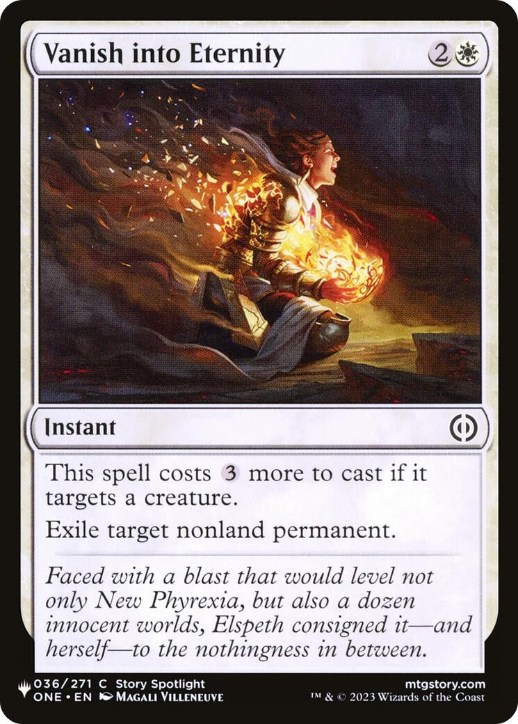 Image for Vanish into Eternity (036/271) [The List Reprints] - Magic: The Gathering