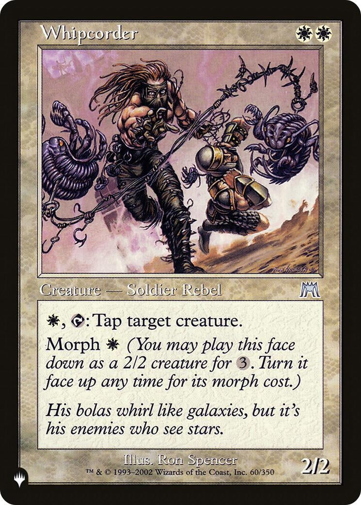 Image for Whipcorder (60/350) [The List Reprints] - Magic: The Gathering