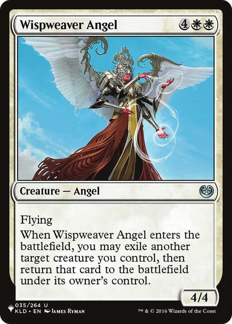 Image for Wispweaver Angel (035/264) [The List Reprints] - Magic: The Gathering