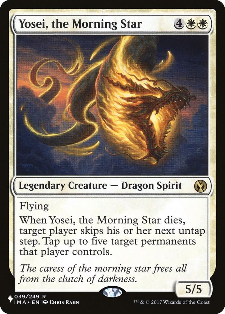 Image for Yosei, the Morning Star (039/249) [The List Reprints] - Magic: The Gathering