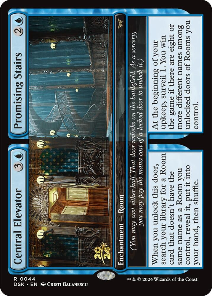 Image for Central Elevator // Promising Stairs (44) [Prerelease Cards] - Magic: The Gathering