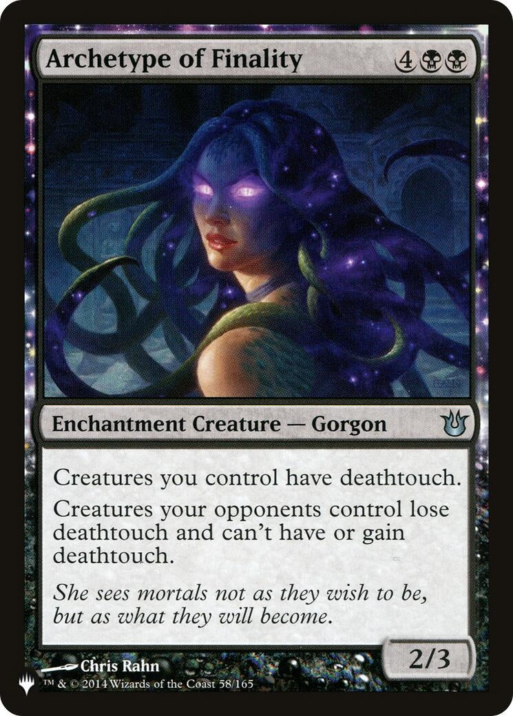Image for Archetype of Finality (58/165) [The List Reprints] - Magic: The Gathering