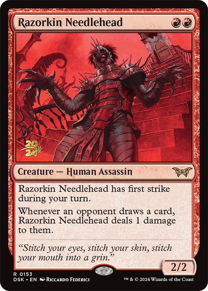 Image for Razorkin Needlehead (153) [Prerelease Cards] - Magic: The Gathering