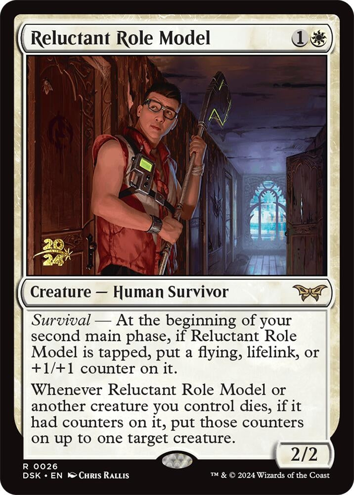 Image for Reluctant Role Model (0026) (26) [Prerelease Cards] - Magic: The Gathering