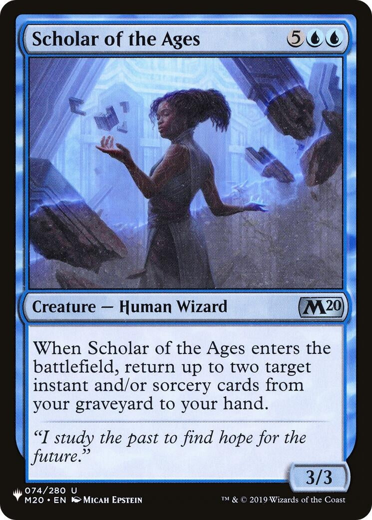 Image for Scholar of the Ages (074/280) [The List Reprints] - Magic: The Gathering