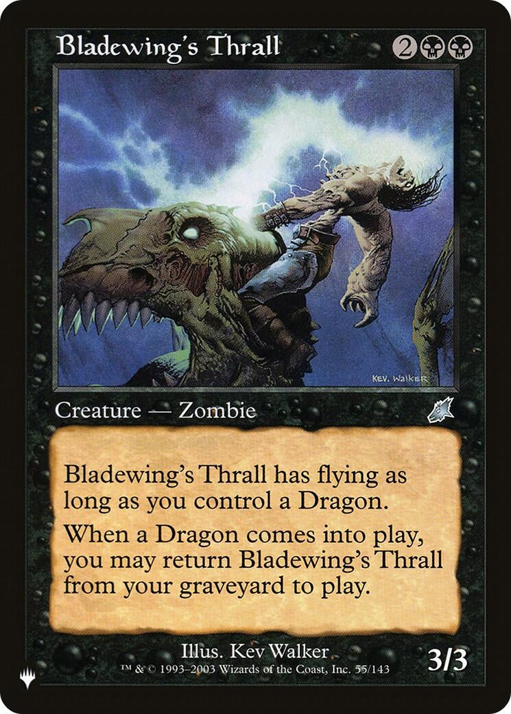 Image for Bladewing's Thrall (55/143) [The List Reprints] - Magic: The Gathering