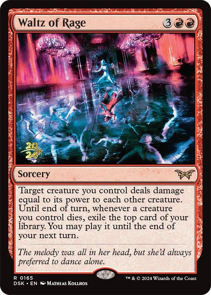 Image for Waltz of Rage (165) [Prerelease Cards] - Magic: The Gathering