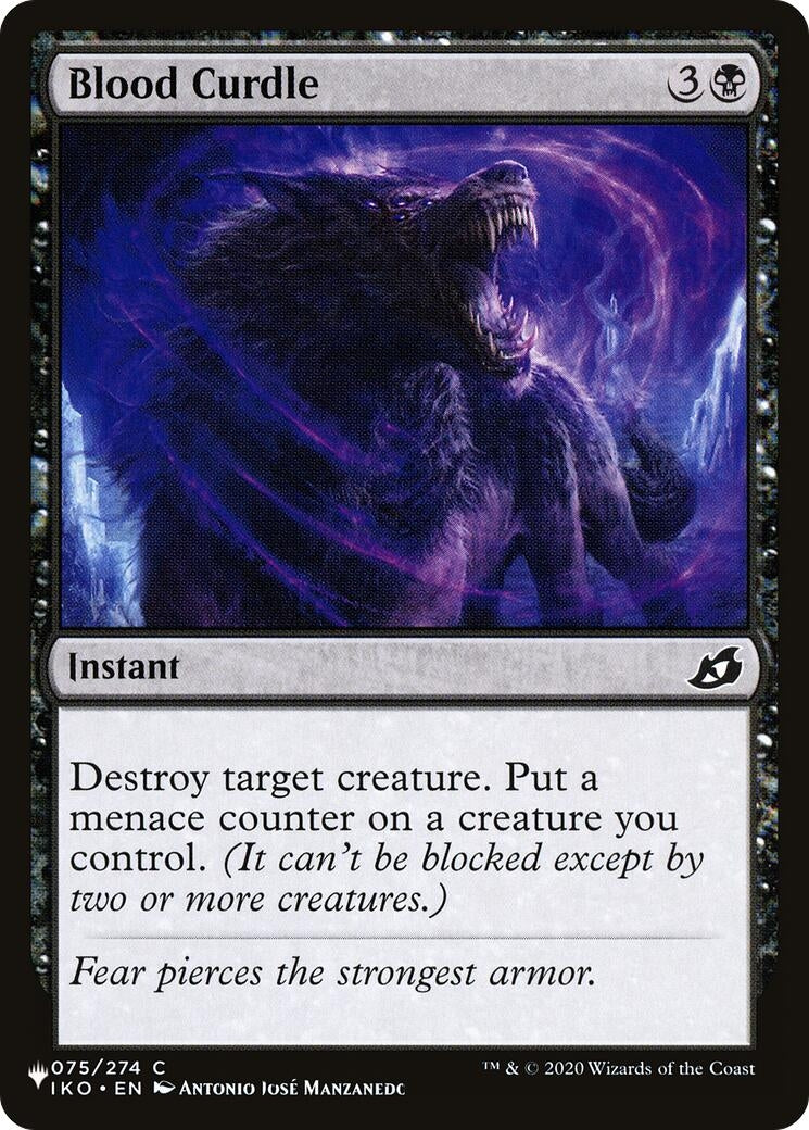 Image for Blood Curdle (075/274) [The List Reprints] - Magic: The Gathering