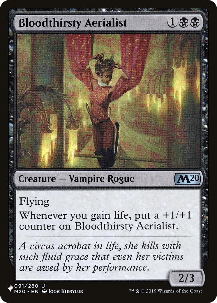 Image for Bloodthirsty Aerialist (091/280) [The List Reprints] - Magic: The Gathering