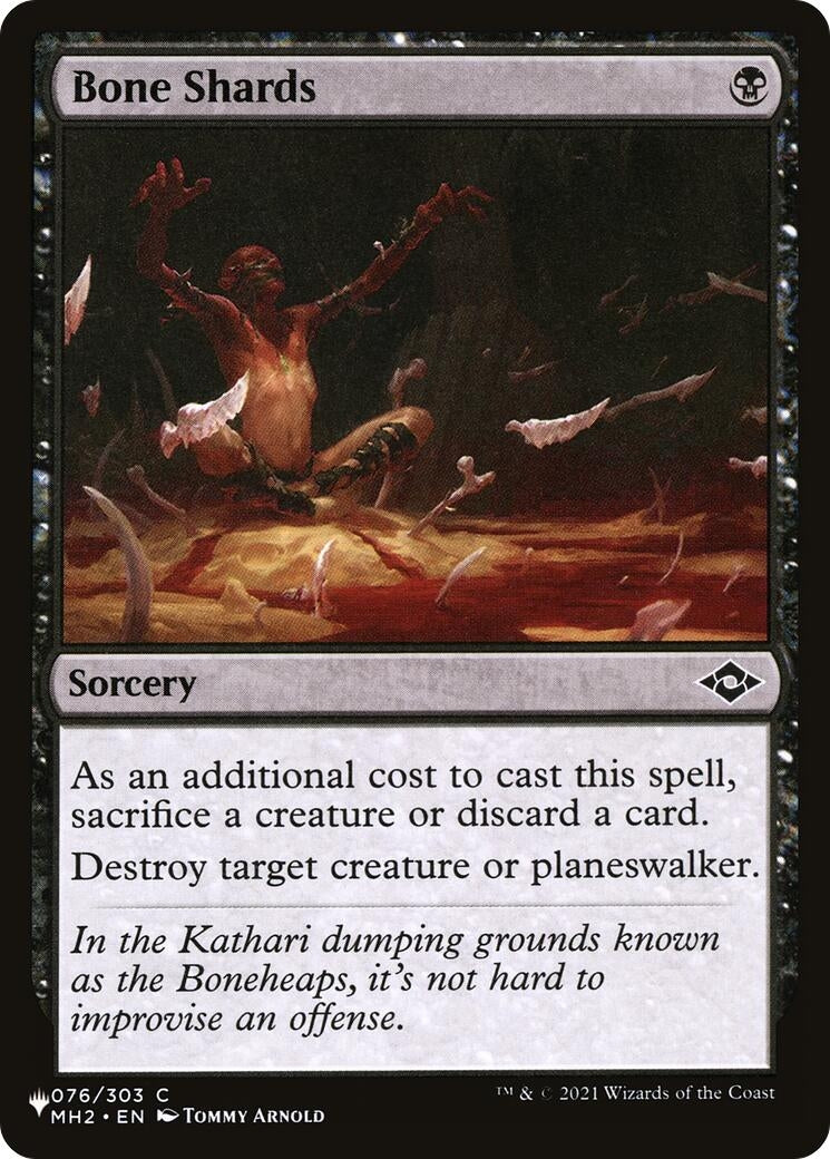 Image for Bone Shards (076/303) [The List Reprints] - Magic: The Gathering