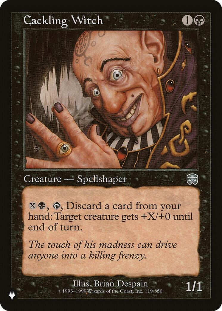 Image for Cackling Witch (119/350) [The List Reprints] - Magic: The Gathering