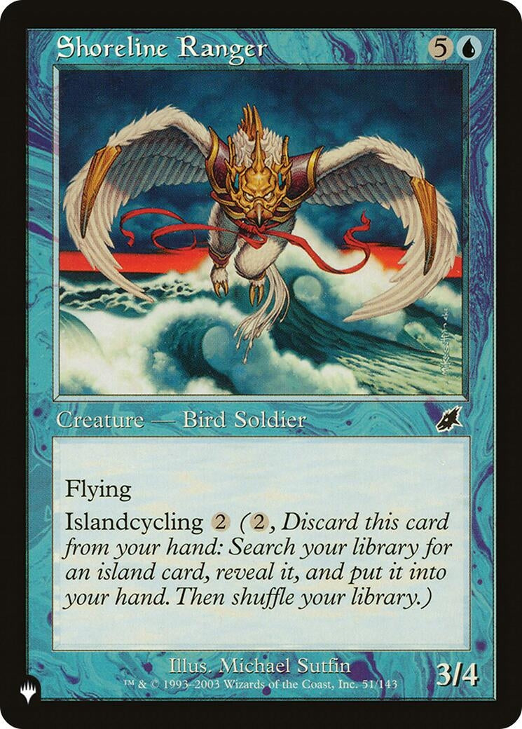 Image for Shoreline Ranger (51/143) [The List Reprints] - Magic: The Gathering
