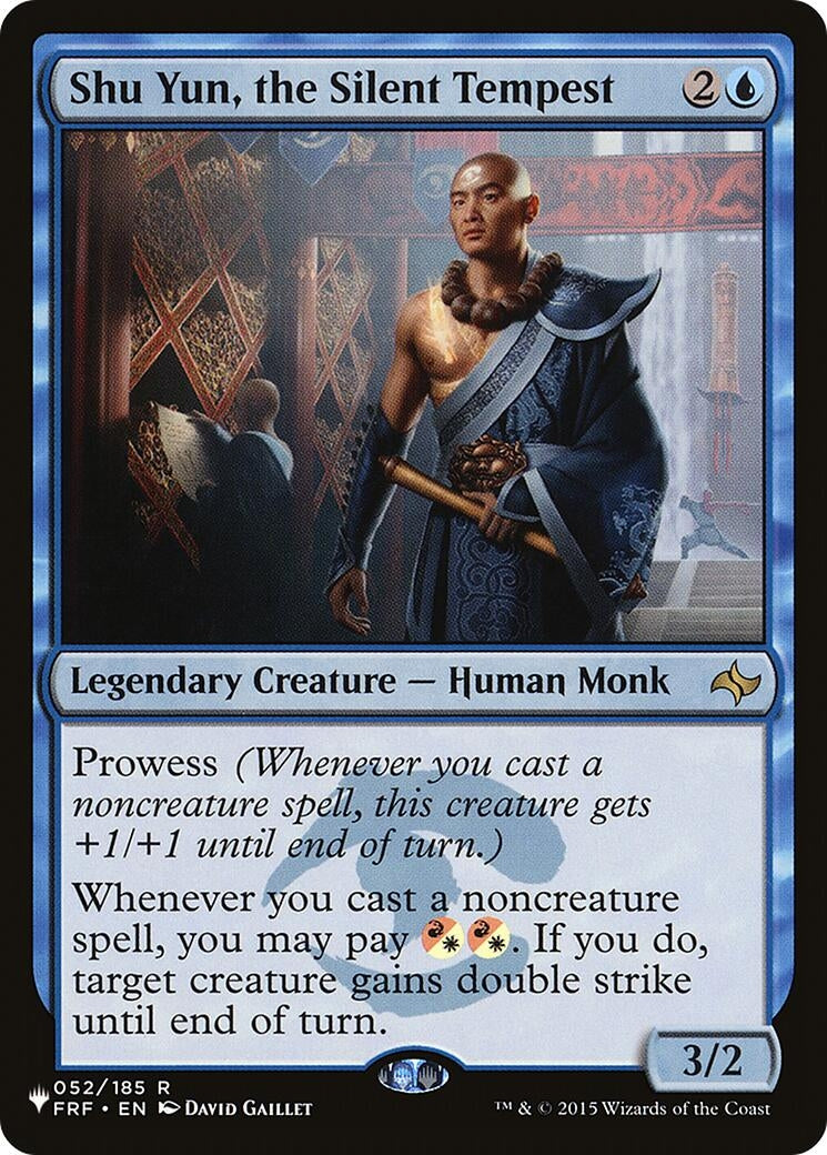Image for Shu Yun, the Silent Tempest (052/185) [The List Reprints] - Magic: The Gathering