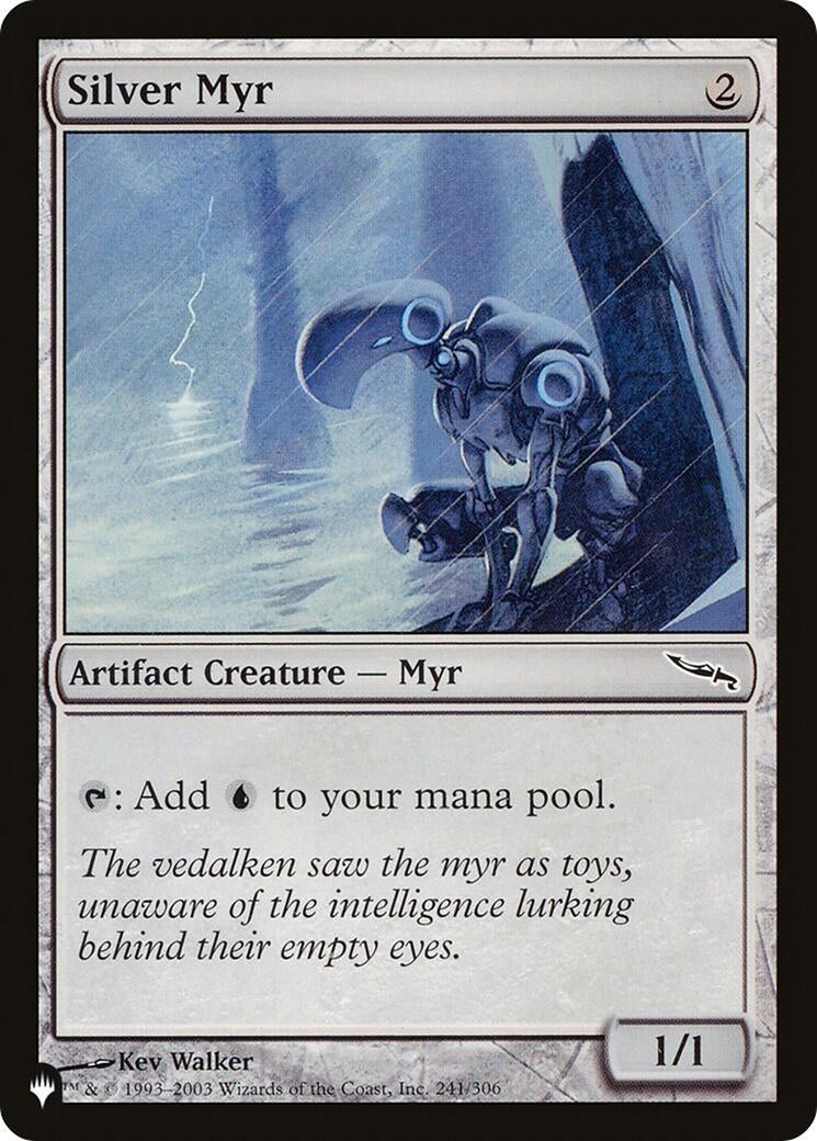 Image for Silver Myr (241/306) [The List Reprints] - Magic: The Gathering