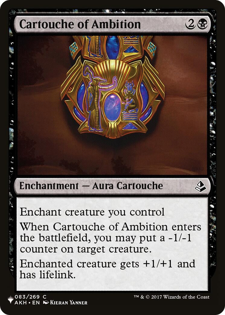 Image for Cartouche of Ambition (083/269) [The List Reprints] - Magic: The Gathering