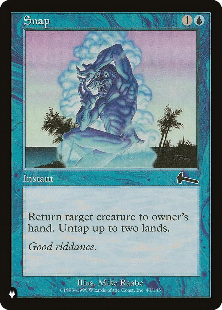Image for Snap (ULG) (43/143) [The List Reprints] - Magic: The Gathering