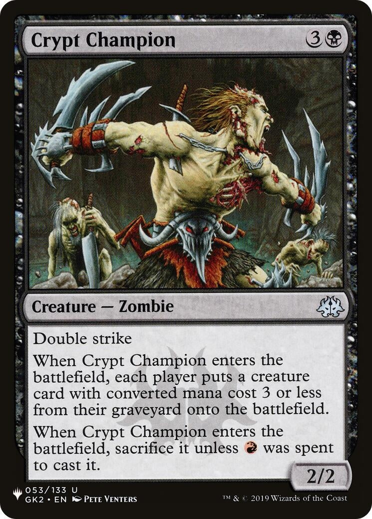 Image for Crypt Champion (053/133) [The List Reprints] - Magic: The Gathering