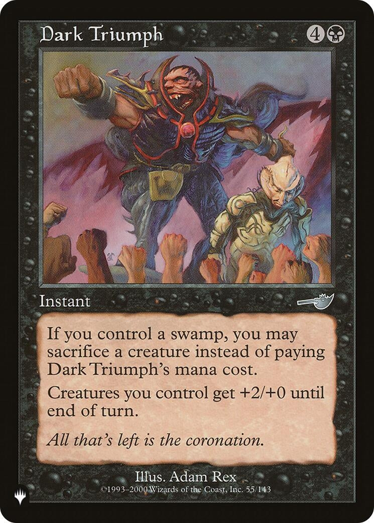 Image for Dark Triumph (55/143) [The List Reprints] - Magic: The Gathering