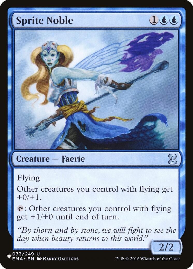 Image for Sprite Noble (073/249) [The List Reprints] - Magic: The Gathering