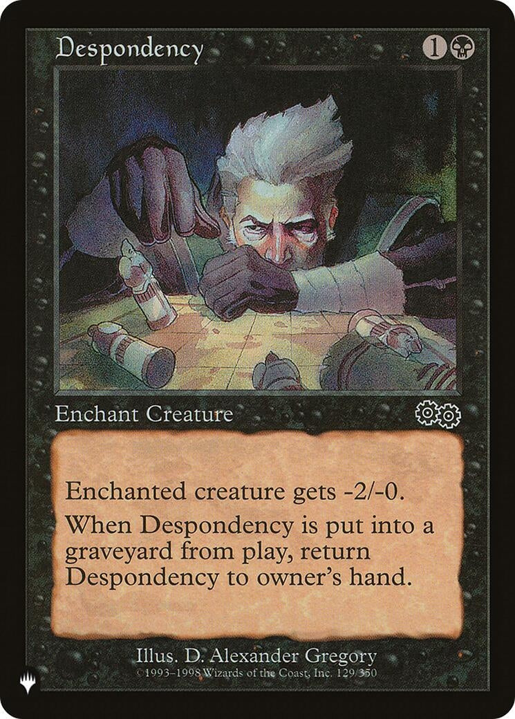 Image for Despondency (129/350) [The List Reprints] - Magic: The Gathering