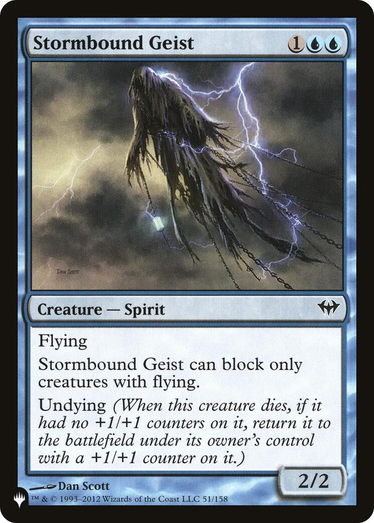 Image for Stormbound Geist (51/158) [The List Reprints] - Magic: The Gathering