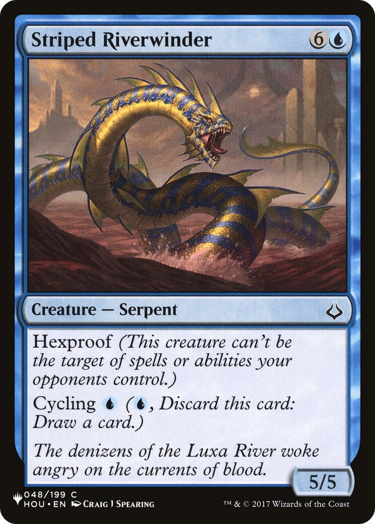 Image for Striped Riverwinder (048/199) [The List Reprints] - Magic: The Gathering