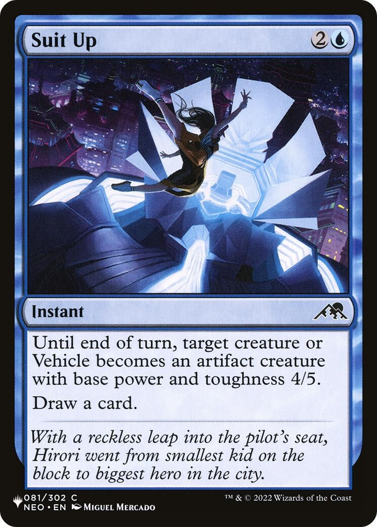 Image for Suit Up (081/302) [The List Reprints] - Magic: The Gathering