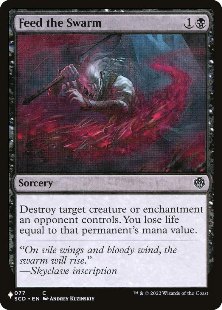 Image for Feed the Swarm (077) [The List Reprints] - Magic: The Gathering
