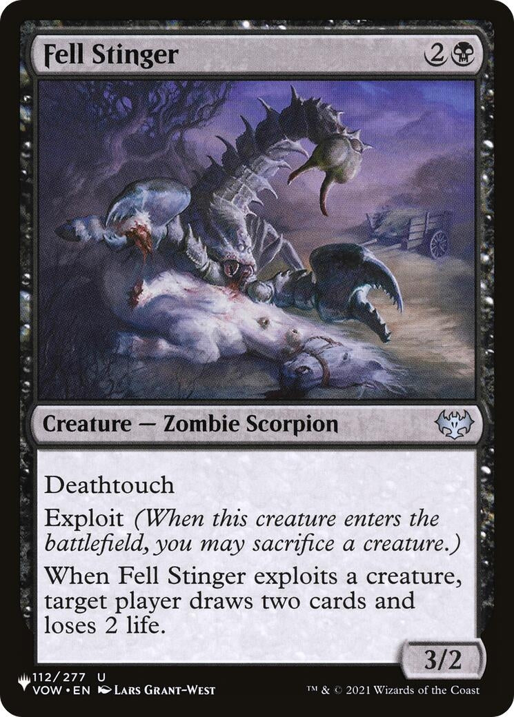 Image for Fell Stinger (112/277) [The List Reprints] - Magic: The Gathering