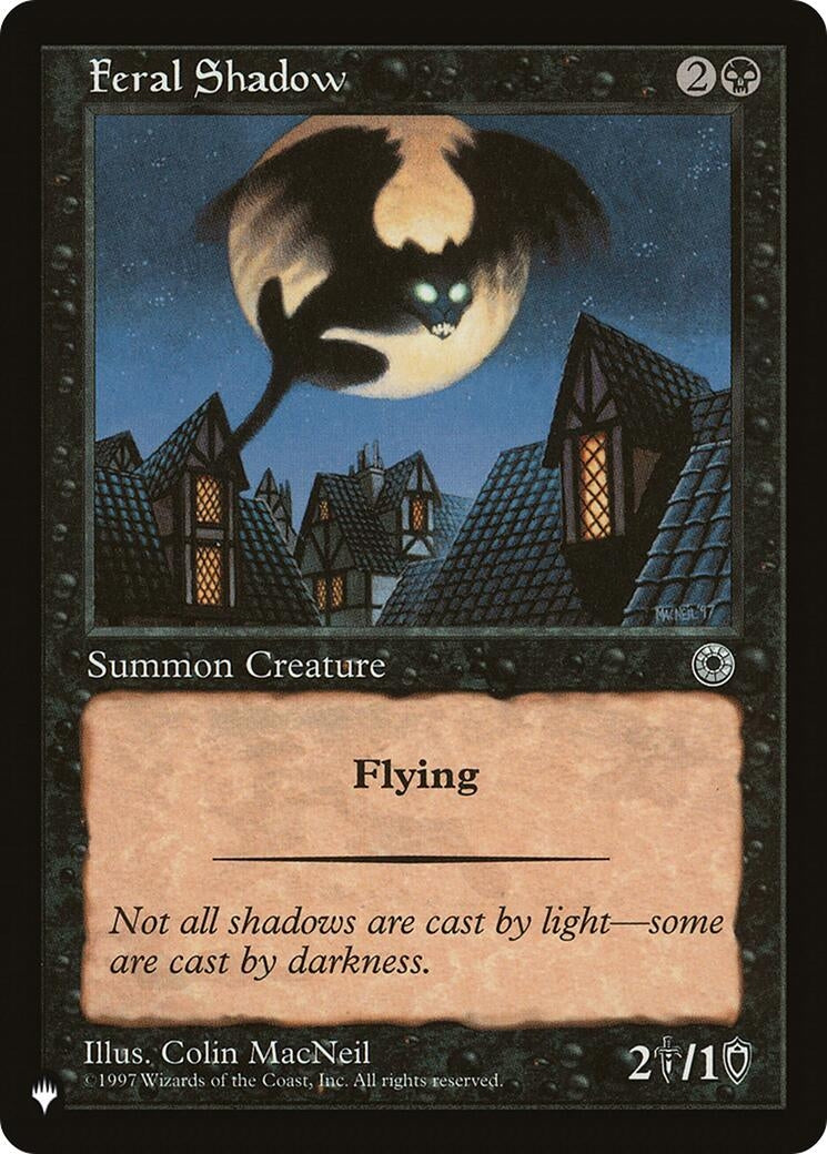 Image for Feral Shadow [The List Reprints] - Magic: The Gathering