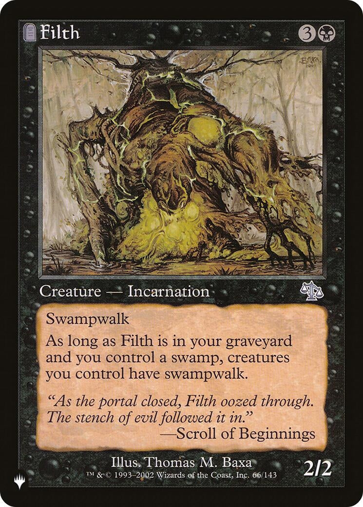 Image for Filth (66/143) [The List Reprints] - Magic: The Gathering