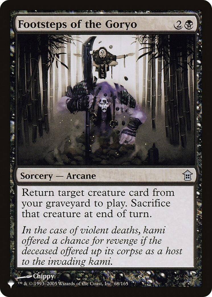 Image for Footsteps of the Goryo (68/165) [The List Reprints] - Magic: The Gathering