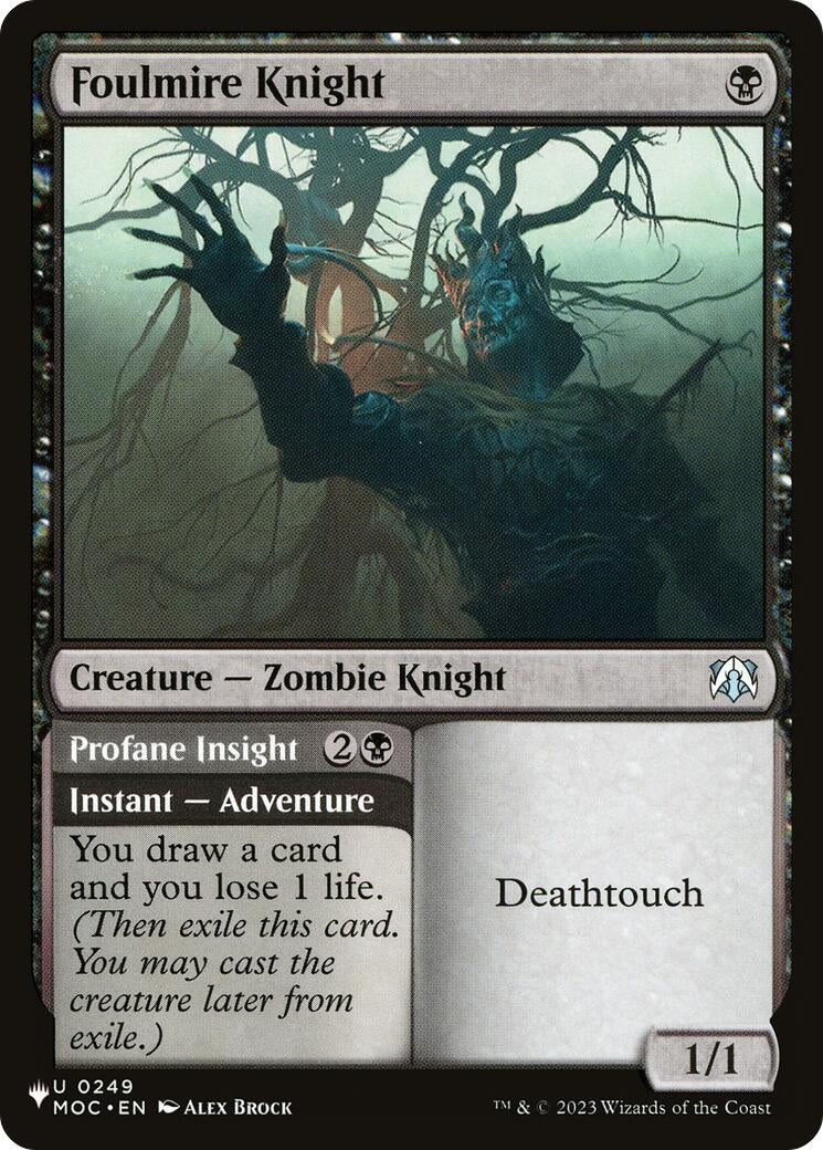Image for Foulmire Knight (MOC) (0249) [The List Reprints] - Magic: The Gathering