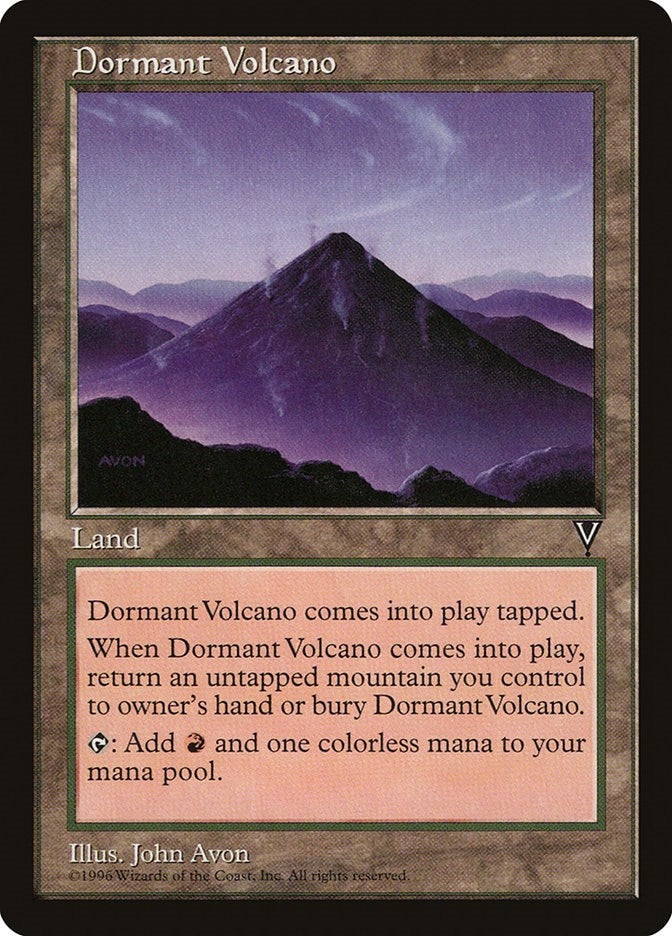 Image for Dormant Volcano [Visions] - Magic: The Gathering