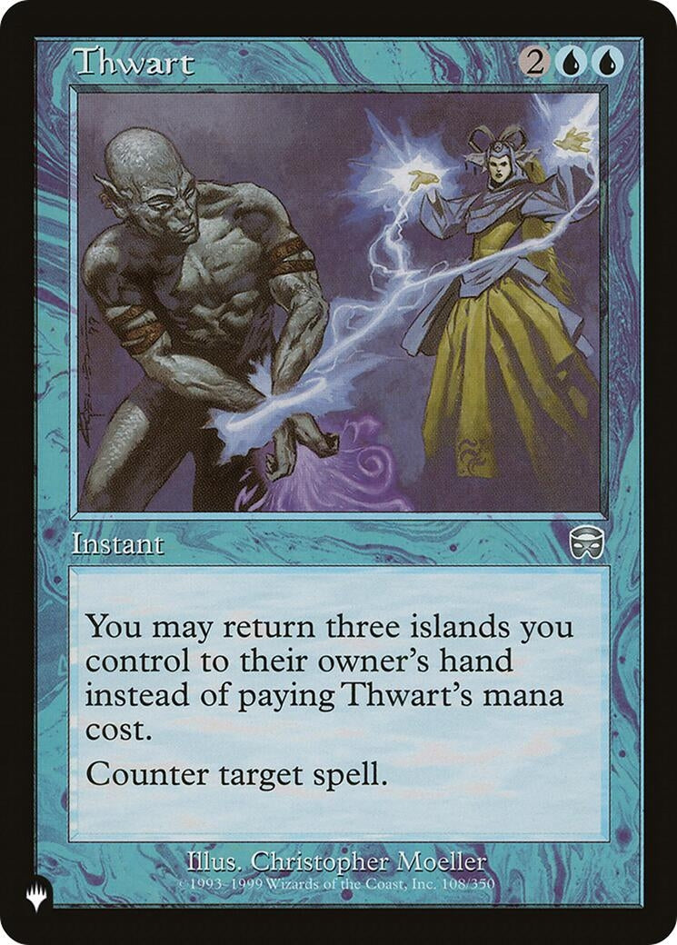 Image for Thwart (108/350) [The List Reprints] - Magic: The Gathering
