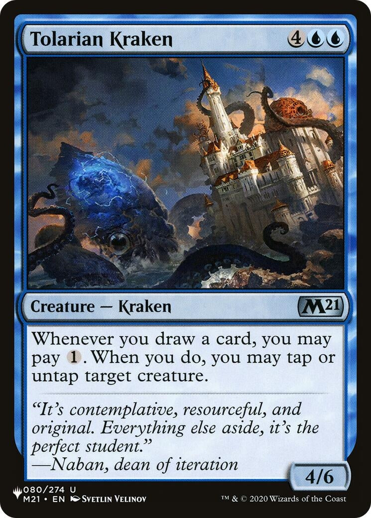 Image for Tolarian Kraken (080/274) [The List Reprints] - Magic: The Gathering
