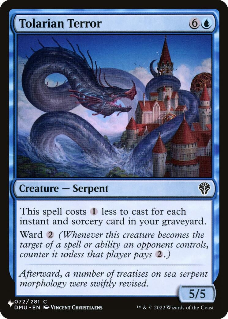 Image for Tolarian Terror (072/281) [The List Reprints] - Magic: The Gathering