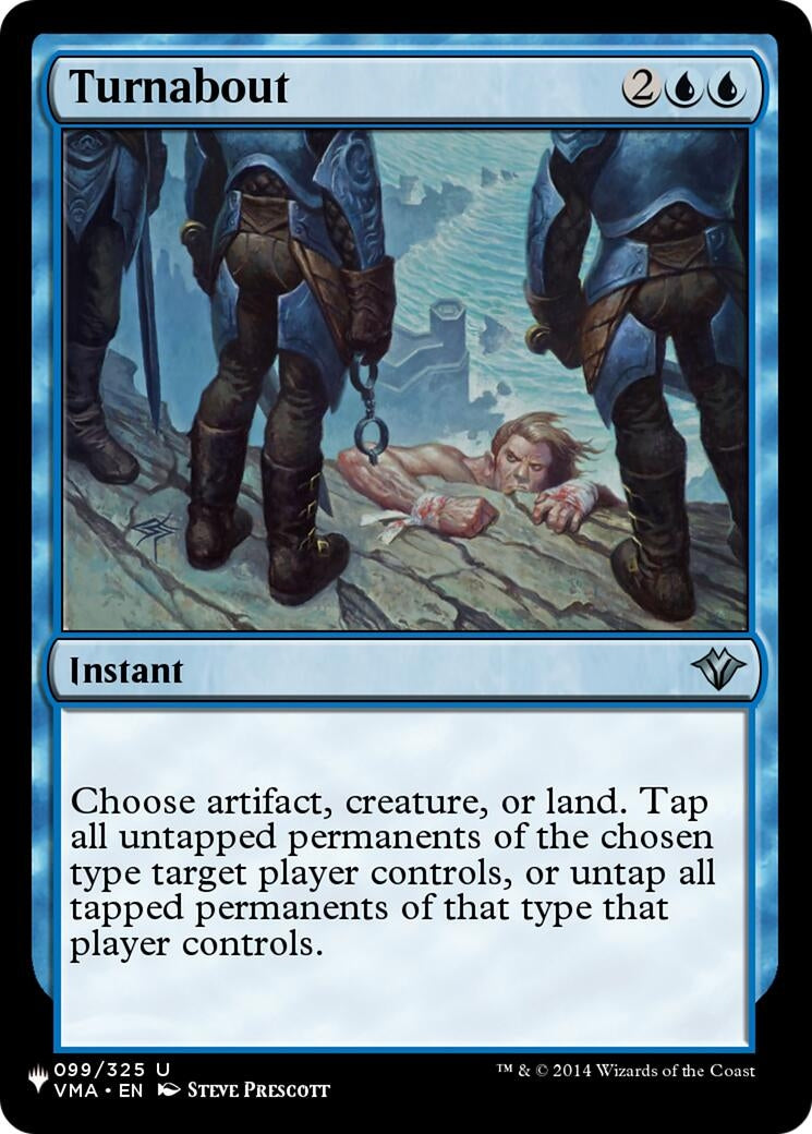 Image for Turnabout (099/325) [The List Reprints] - Magic: The Gathering