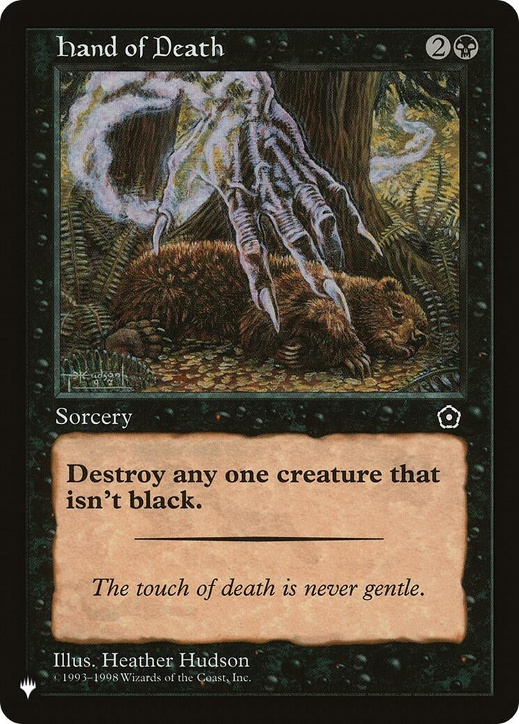 Image for Hand of Death [The List Reprints] - Magic: The Gathering