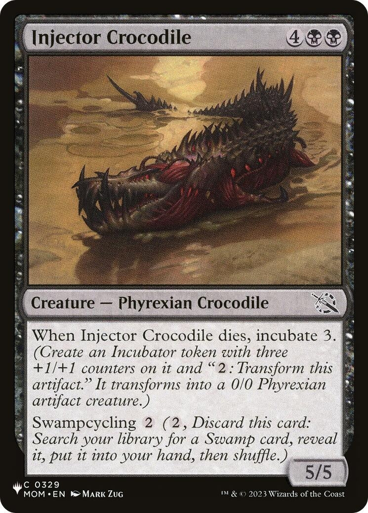 Image for Injector Crocodile (0329) [The List Reprints] - Magic: The Gathering