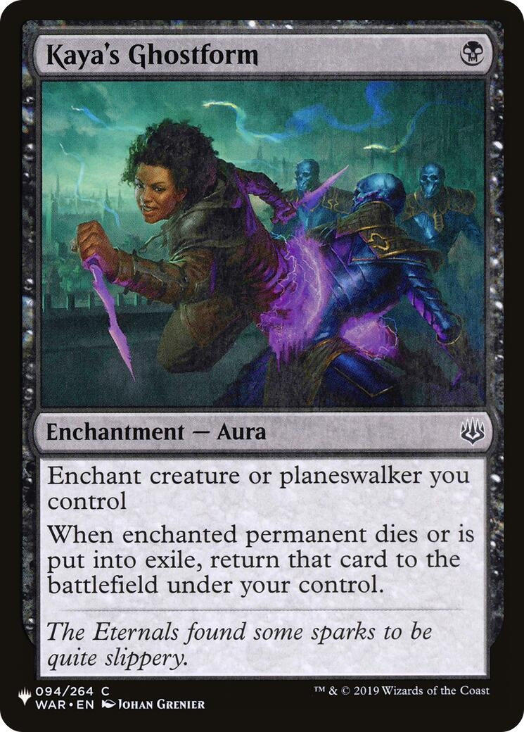 Image for Kaya's Ghostform (094/264) [The List Reprints] - Magic: The Gathering