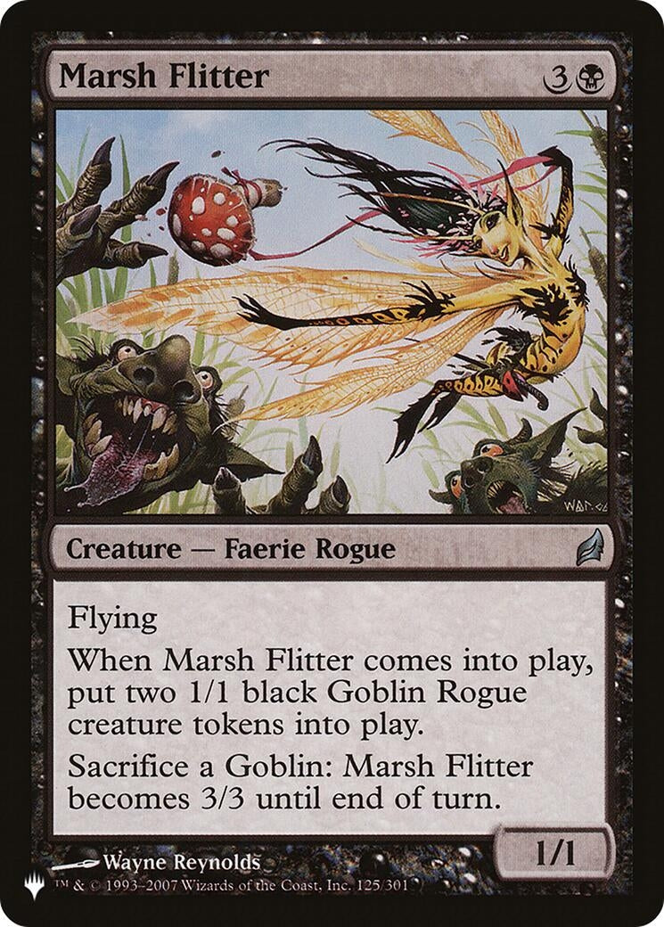 Image for Marsh Flitter (125/301) [The List Reprints] - Magic: The Gathering