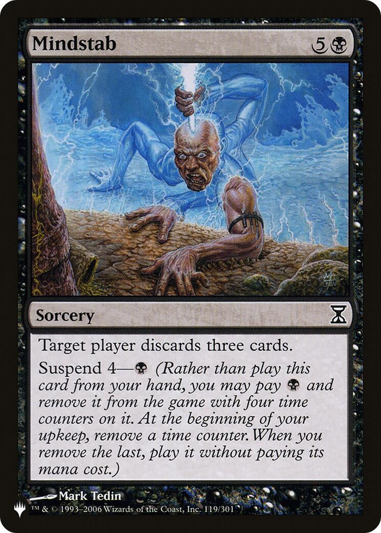 Image for Mindstab (119/301) [The List Reprints] - Magic: The Gathering