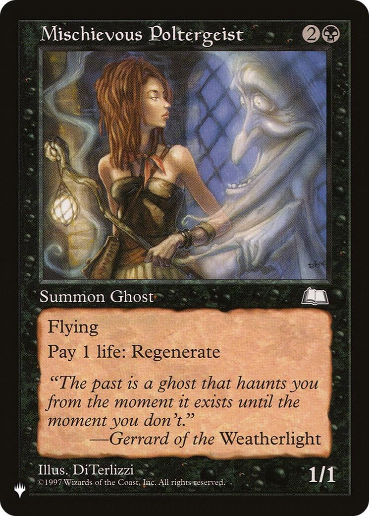 Image for Mischievous Poltergeist [The List Reprints] - Magic: The Gathering