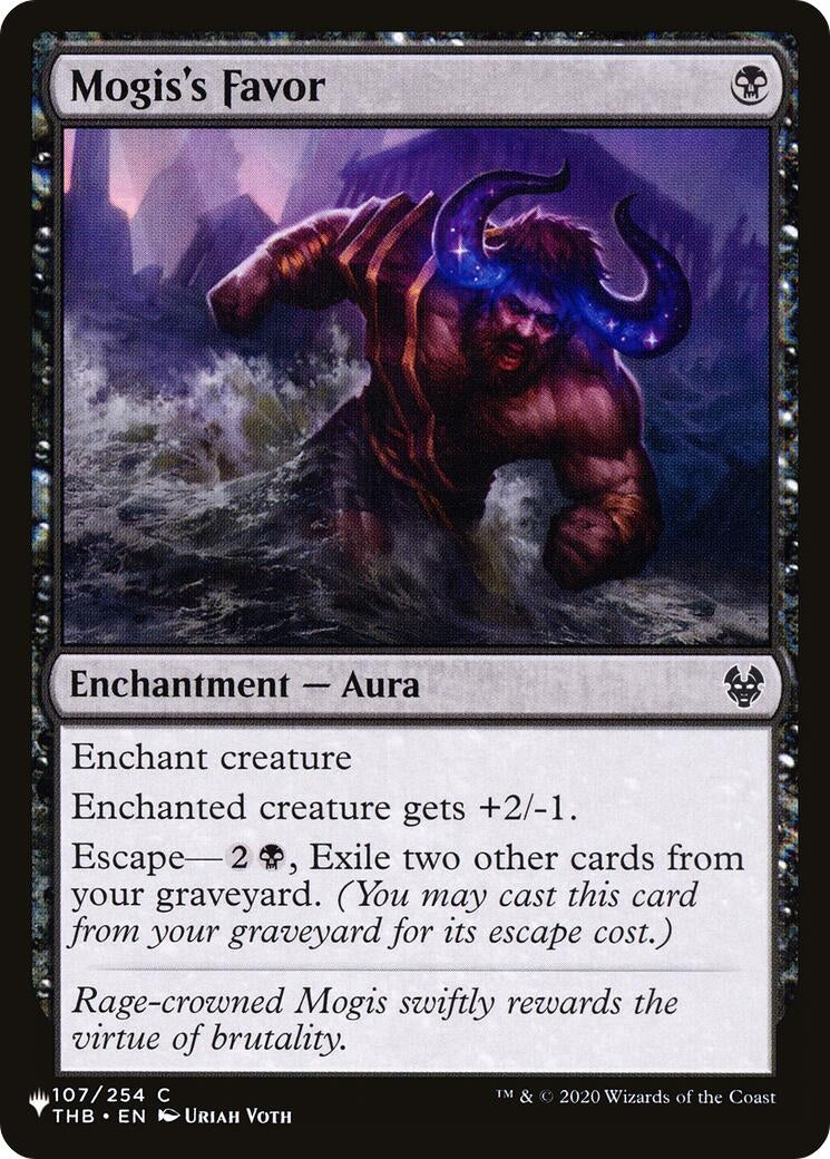 Image for Mogis's Favor (107/254) [The List Reprints] - Magic: The Gathering