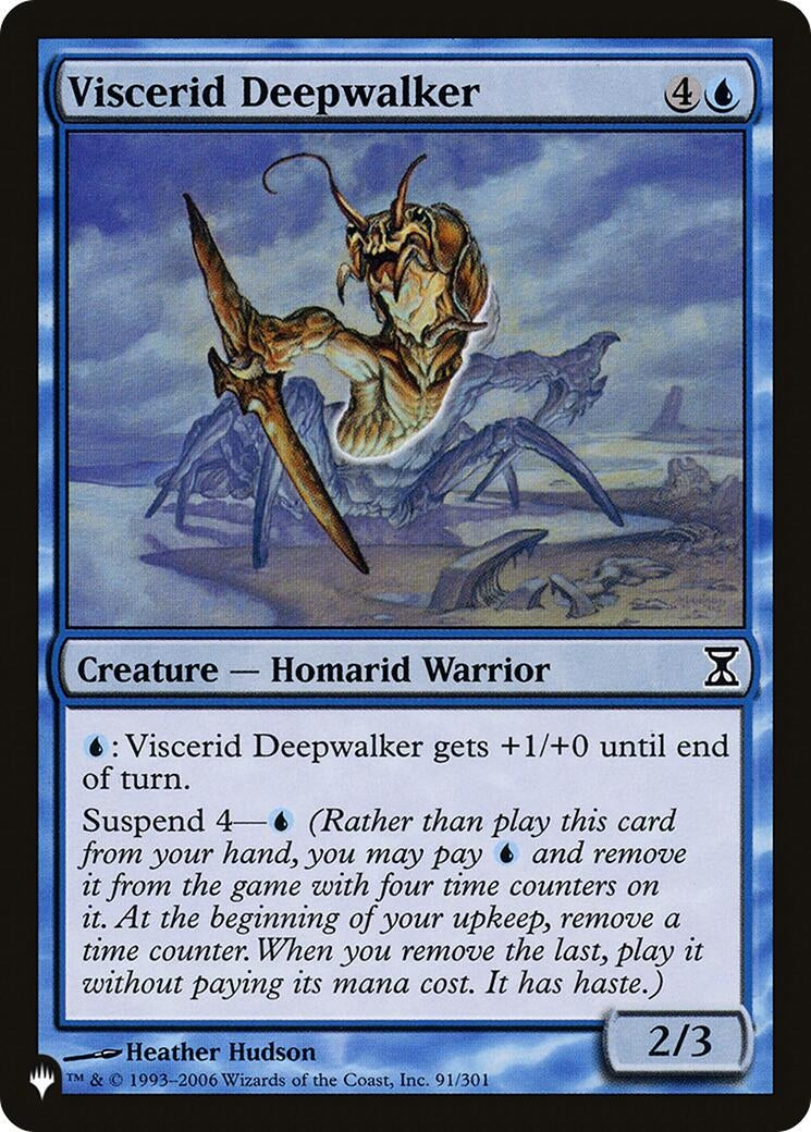 Image for Viscerid Deepwalker (91/301) [The List Reprints] - Magic: The Gathering